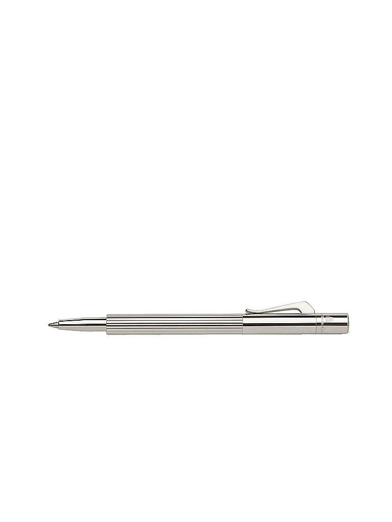 Graf Von Faber-Castell Pocket Ballpoint Pen Silver Platinum